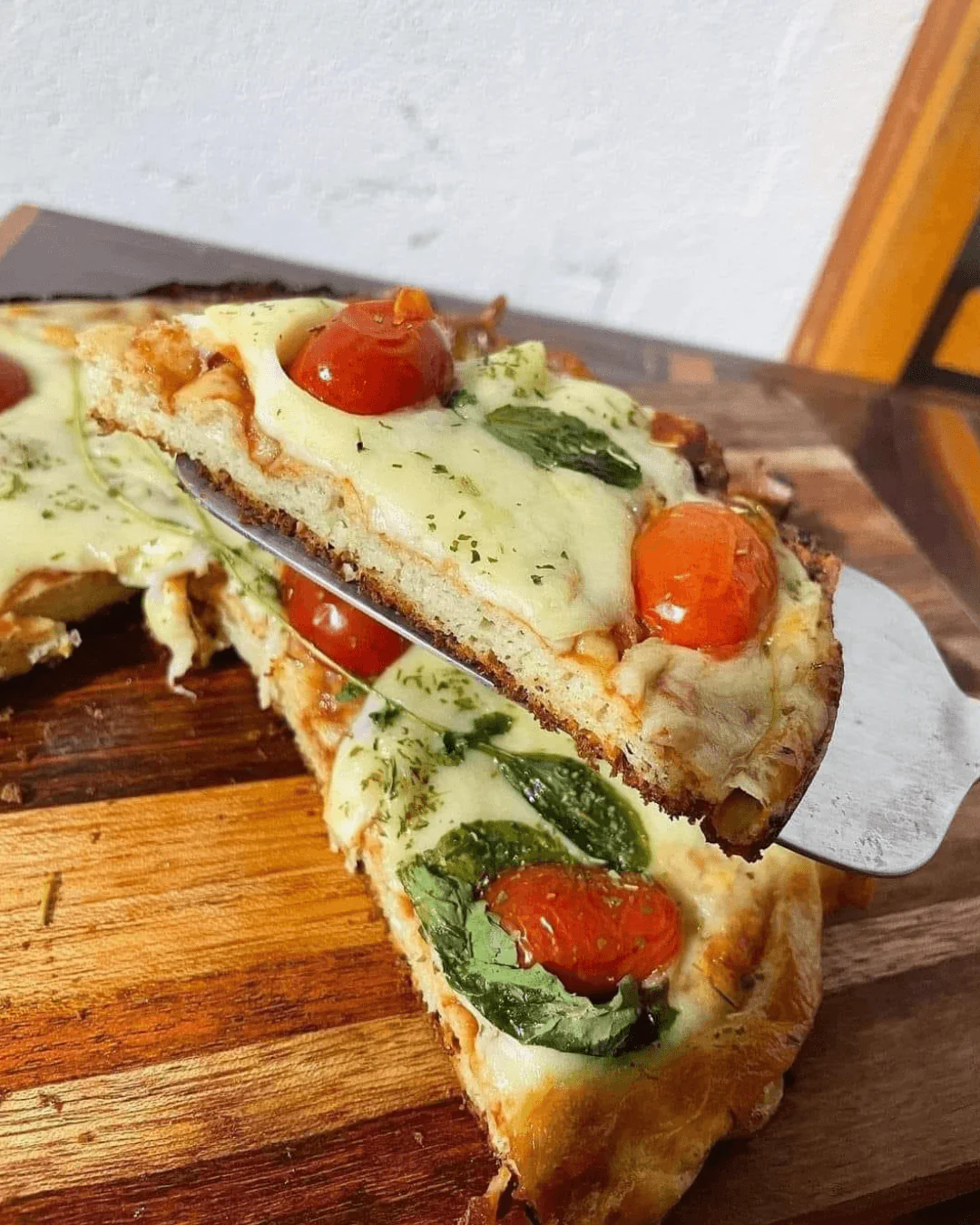 Pizza fit caseira